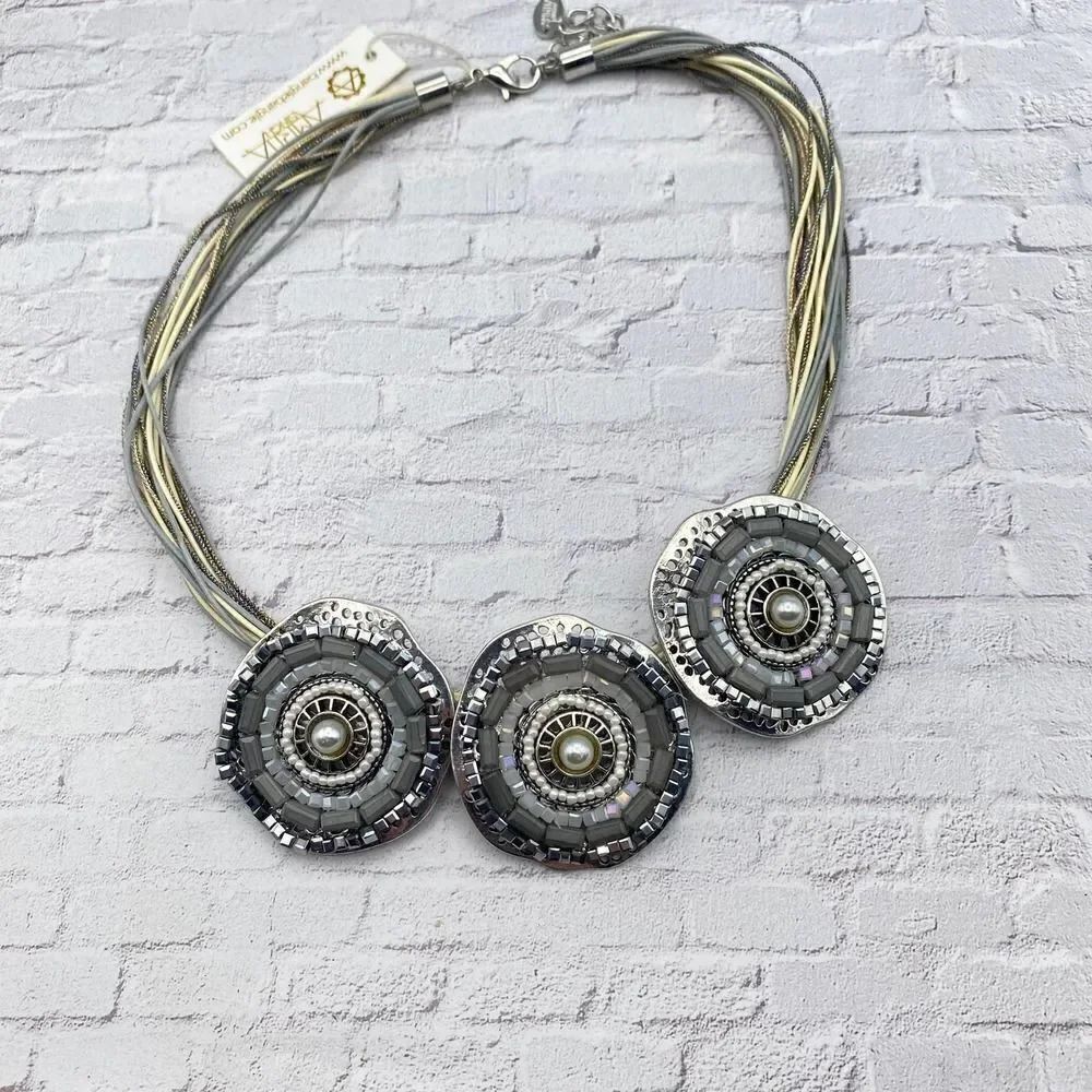 Amrita Singh Azar Artsy Statement Necklace